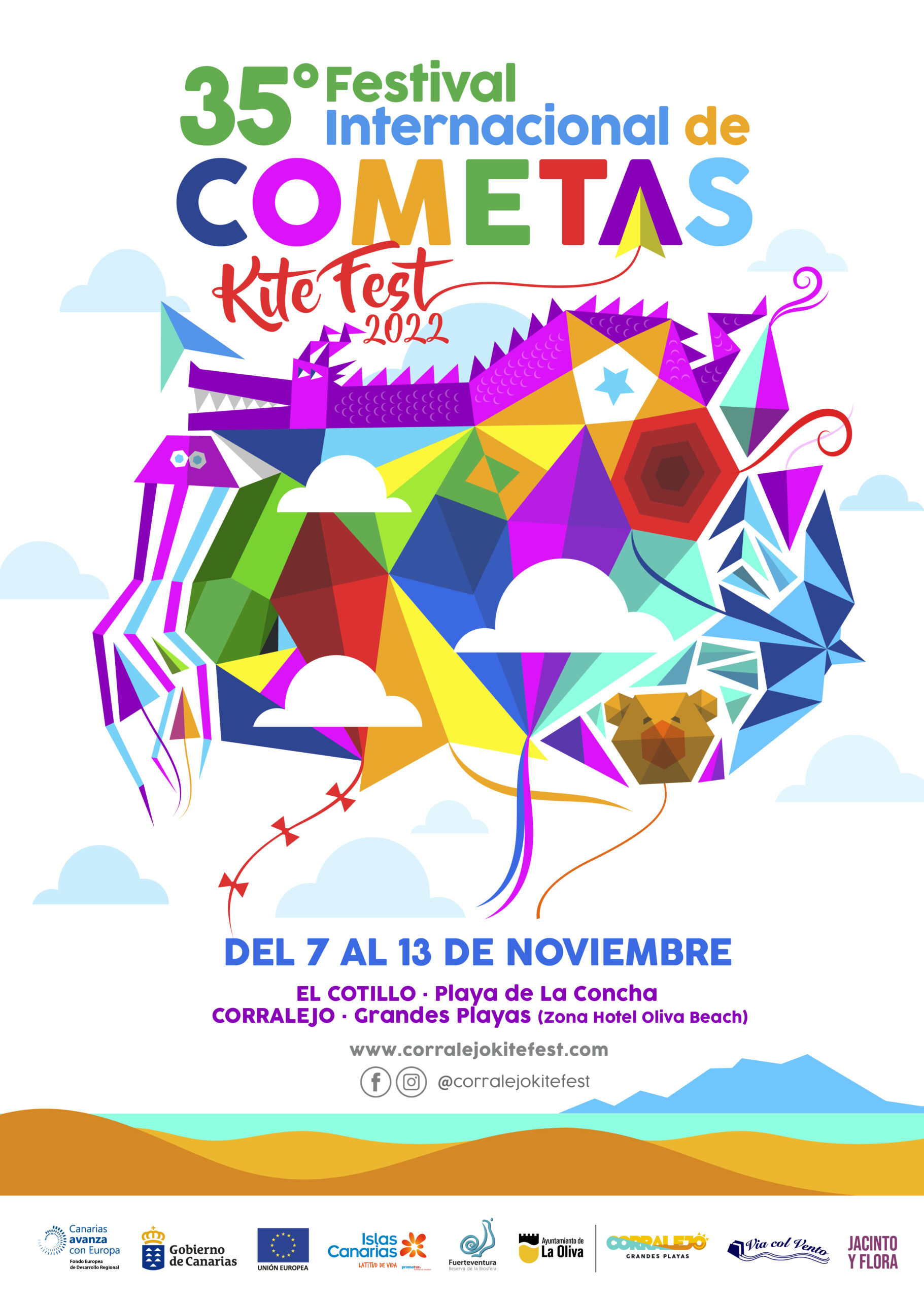 Cartel Corralejo Kite Fest - Nueva Fecha